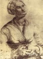 ルネサンスを見上げる女性 マティアス・グリューネヴァルト